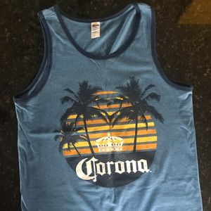 Authentic Corona Beer Men’s Tank Top